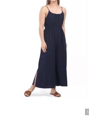 Haute Hippie Black Jumpsuit with Spaghetti Straps